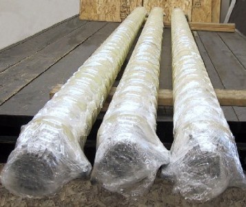 Rolls Wrapped for Shipment